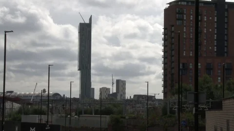 Beetham Tower View Stock Footage 79652779