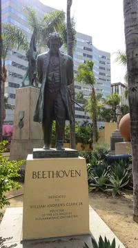 Beethoven statue Foto stock
