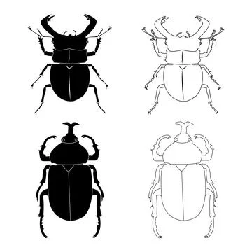 Beetle icon Stock Illustration