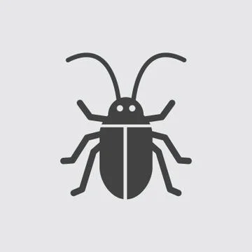 Beetle Icon, Vector Beetle Icon Eps10. Stock Illustration