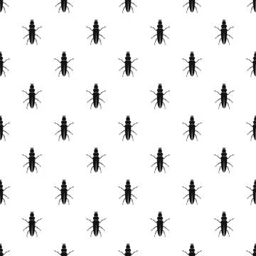 Beetle insect pattern vector 스톡 일러스트