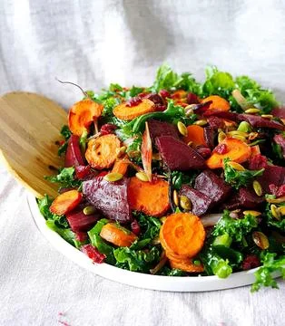 Beetroot and carrots Stock Photos