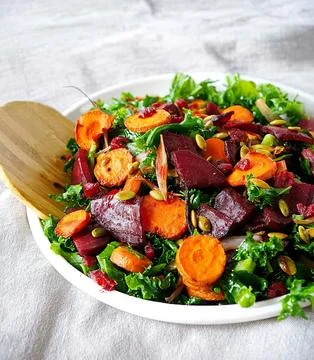 Beetroot and carrots Stock Photos