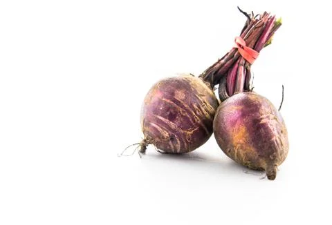 Beetroot bunch isolated on white background Foto stock