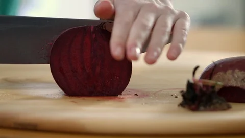 Beetroot Chop Video stock 88241243
