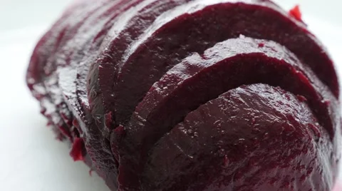 Beetroot  cooked vegetable smaller pieces 4K 3840X2160 UltraHD footage - Beta Stock Footage 51891633