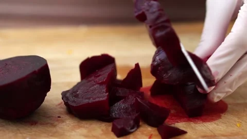 Beetroot Cutting Stock Footage 135440500