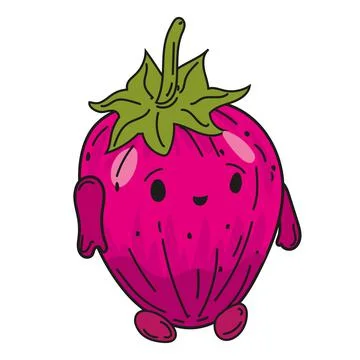 Beetroot hand dawn sketch fruit cute character cartoon. Vector illustration Stock Illustration