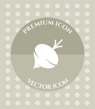 Beetroot Icon for Web, Applications, Software &amp; Graphic Designs. Stock Illustration