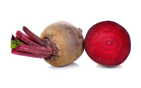 Beetroot isolated on white background Stock Photos