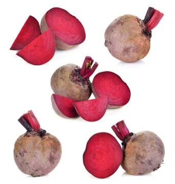 Beetroot isolated on white background Stock Photos
