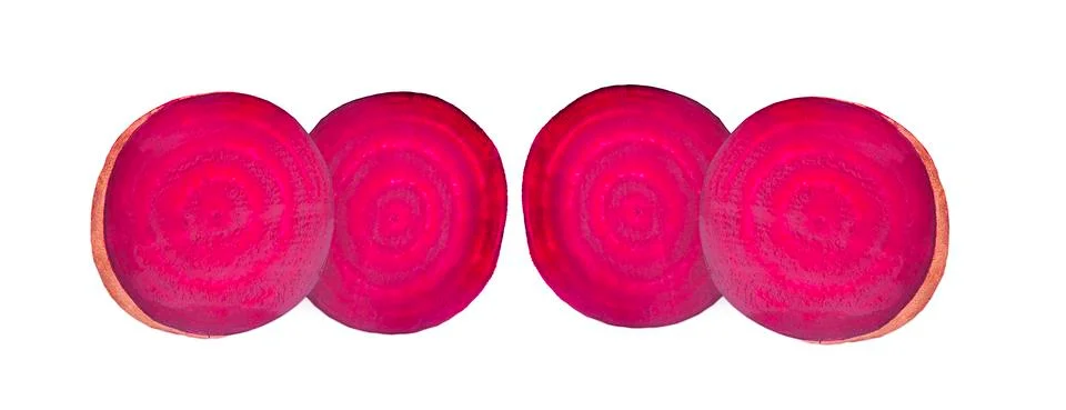 Beetroot an isolated on white background Foto stock
