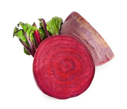 Beetroot isolated on a white background Stock Photos