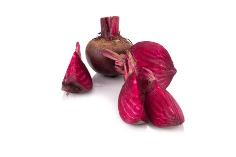 Beetroot isolated on white background Stock Photos