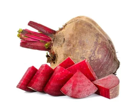 Beetroot isolated on white Stock Photos