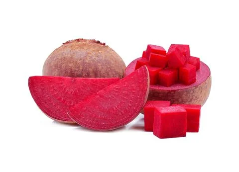 Beetroot isolated on white Foto stock