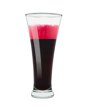 Beetroot juice isolated on a white background Stock Photos