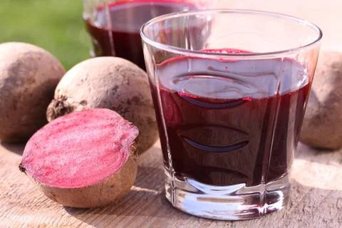 Beetroot juice Stock Photos