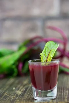 Beetroot juice Stock Photos