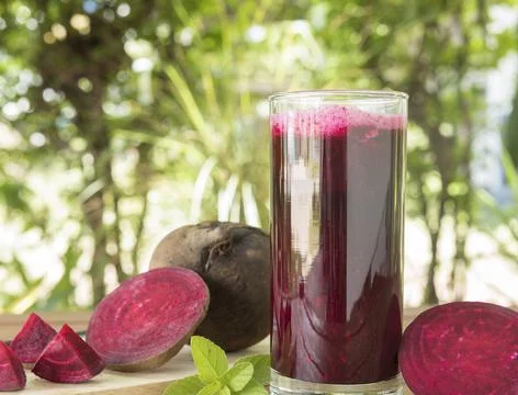 Beetroot juice Stock Photos