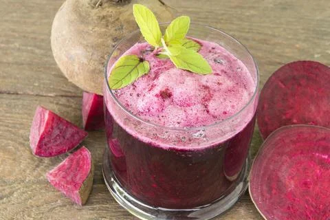 Beetroot juice Stock Photos