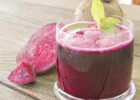 Beetroot juice Stock Photos