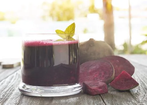 Beetroot juice Stock Photos