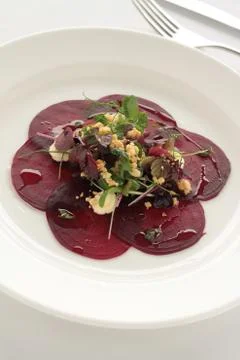 Beetroot salad appetizer Stock Photos