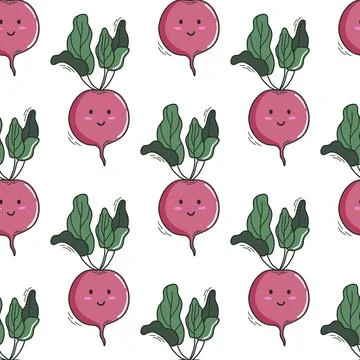 Beetroot seamless pattern 스톡 일러스트