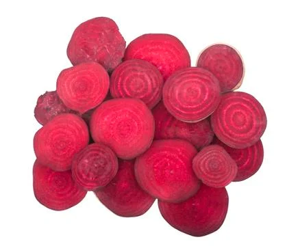 Beetroot slice closeup. Beetroot slice with background. Stock Photos