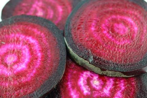 Beetroot sliced Stock Photos