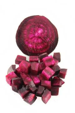 Beetroot sliced Stock Photos