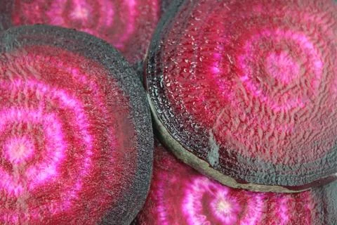 Beetroot sliced Stock Photos