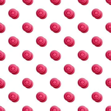 Beetroot slices forming a seamless vegetable pattern Illustrazione stock