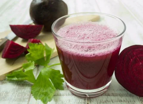 Beetroot smoothie 写真素材