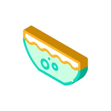 Beetroot soup isometric icon vector symbol illustration Stock Illustration