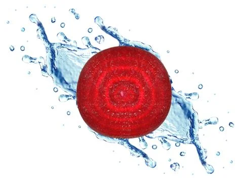 Beetroot splash Stock Photos