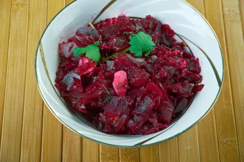Beetroot thoran Stock Photos