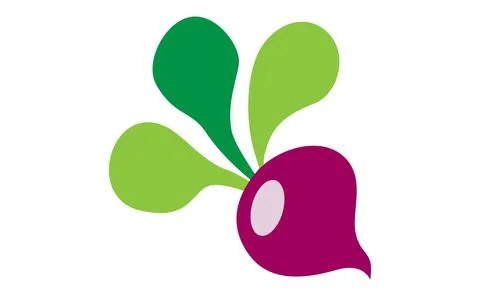 Beetroot vegetable design isolated on white background EPS 10. Stock Illustration