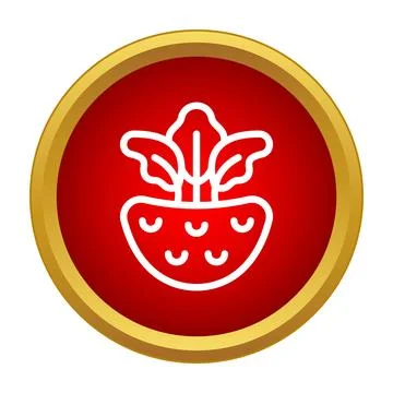 Beetroot vegetable flat vector simple icon design Stock Illustration