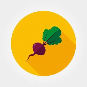 Beetroot vegetable icon Stock Illustration
