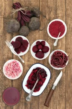 Beetroot Vegetable Selection Stock Photos