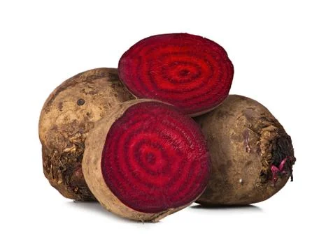 Beetroot on white background Stock Photos