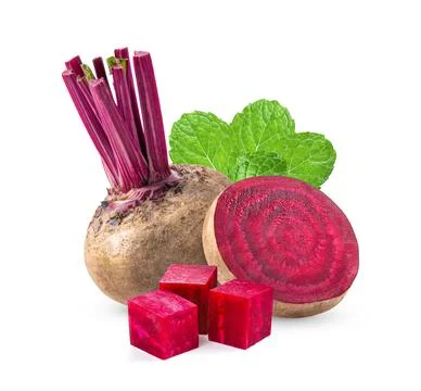 Beetroot  on white background Stock Photos