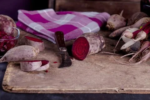 Beetroots dinner Foto stock