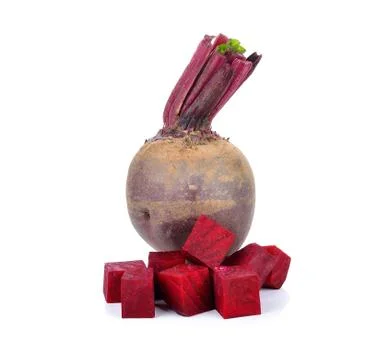 Beetroots isolated on white background Stock Photos