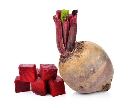 Beetroots isolated on white background Stock Photos