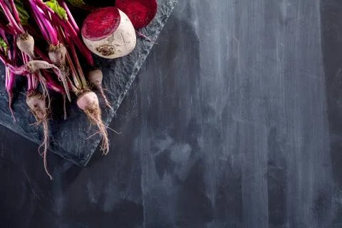 Beetroots on stone Foto stock