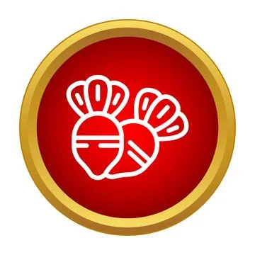 Beets root vegetable flat icon design 스톡 일러스트