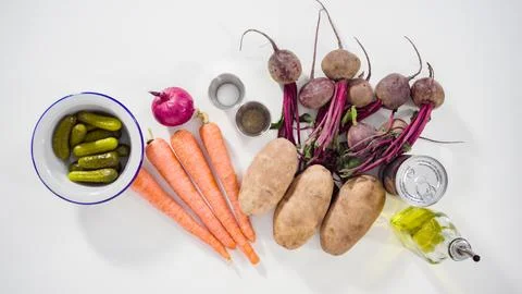 Beets salad Stock Photos